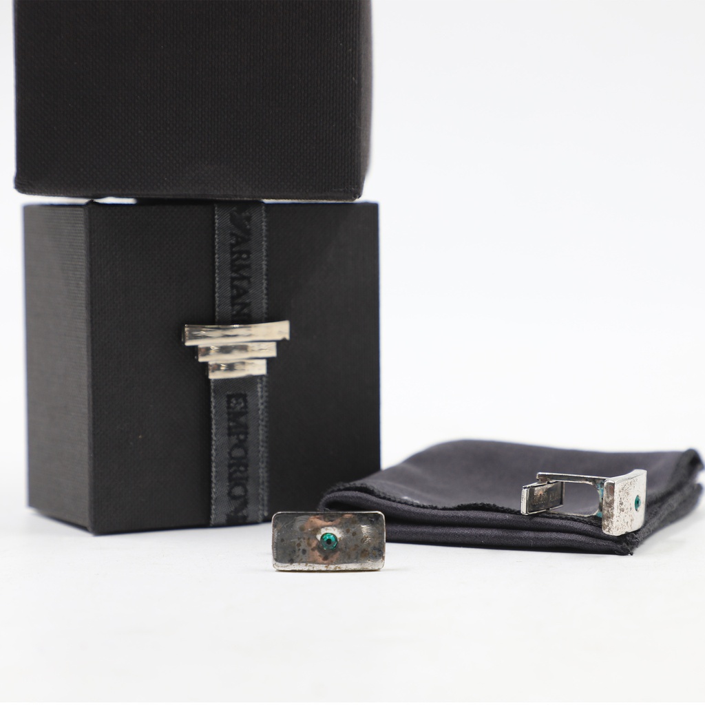 Emporio Armani Silver Cufflinks