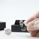 Dunhill Steel Cufflinks