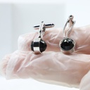 Givenchy Black Stone Cufflings
