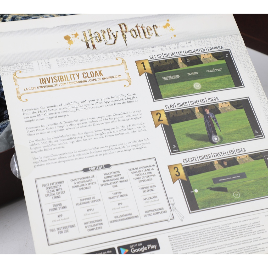 Harry Potter Invisible cloak