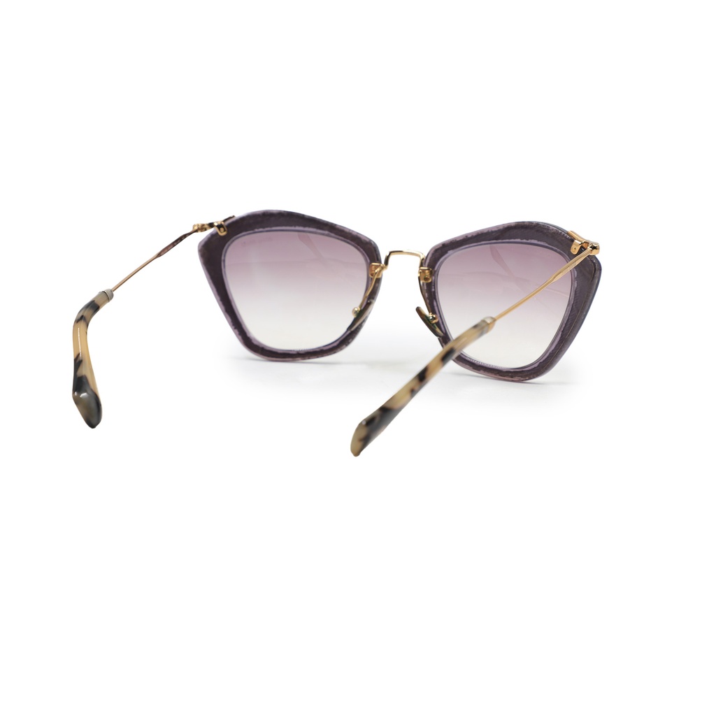 Miu Miu  Mirrored SMU 10N Cat Eye Sunglasses Lens With :55, Bridge Width:24