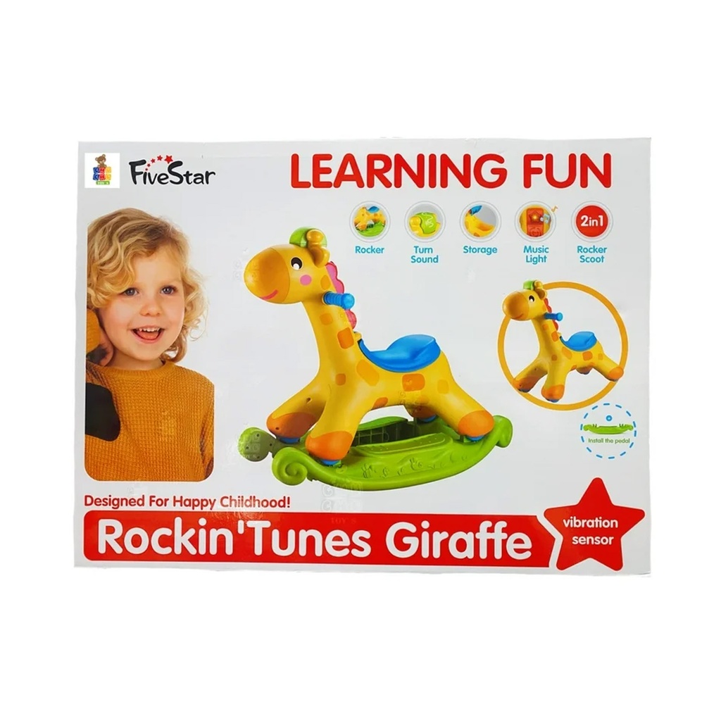 2 in 1 Rocking and Riding Giraffe