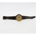 Gucci Gold-Plated Men's Quartz Dress Vintage Watch w/ Leather Band 3000.2 M