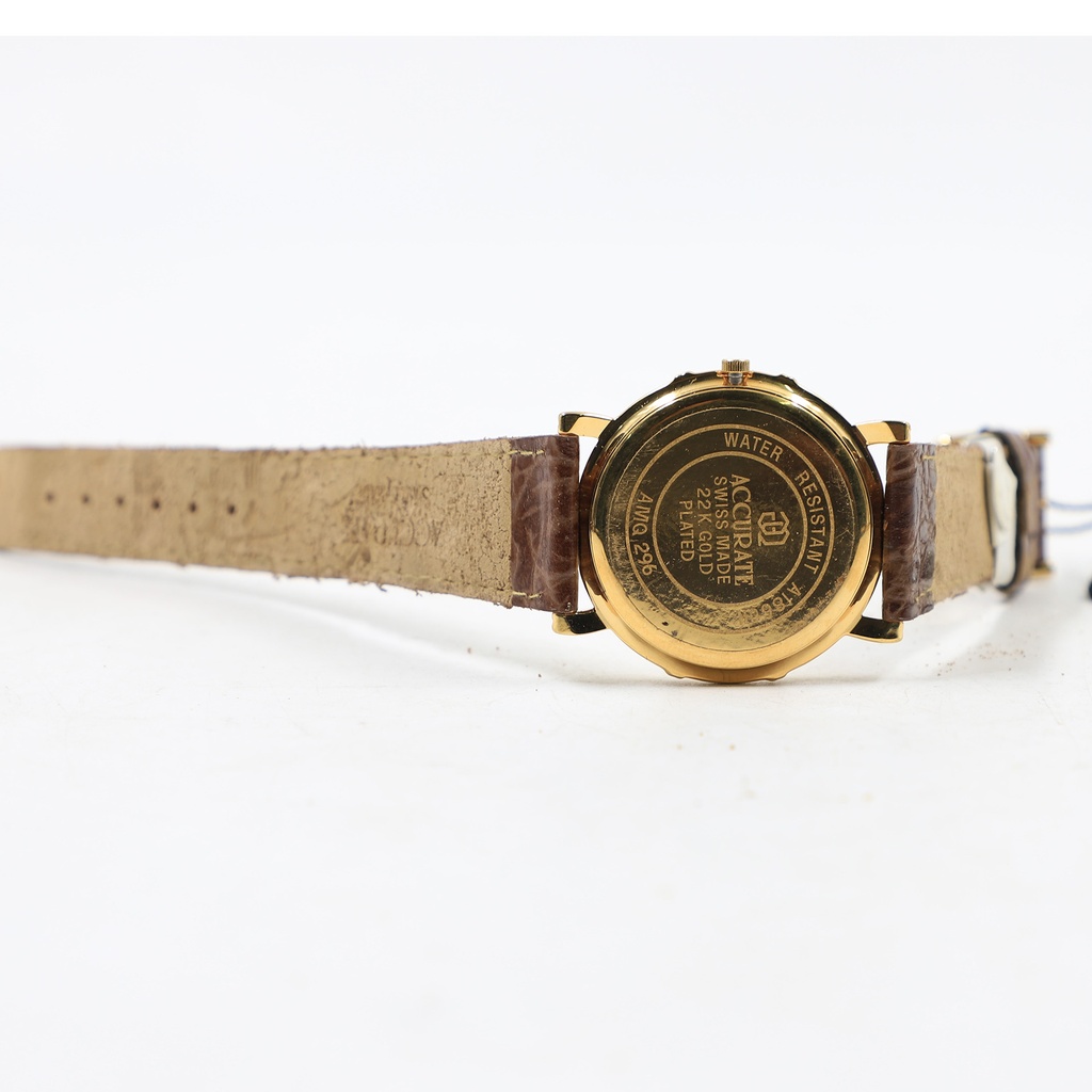 Accurate Jenor Swiss Made 22k Gold Plated