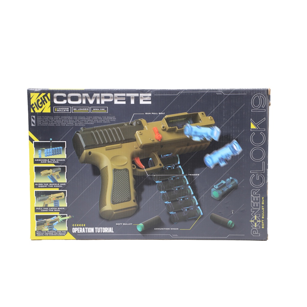 Pioneer Glock 19 Soft bullet Gun