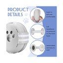 Baby Ear Muffs, Baby Ear Protection with Elastic Band, Anti-Noise Headphones for Children