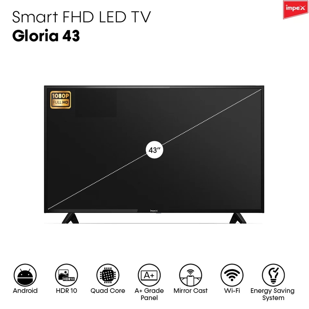 Impex Gloria 43 Smart LED Tv