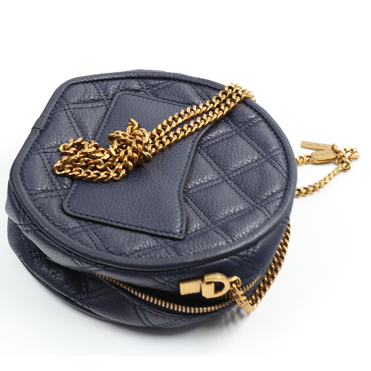 Marc Jacobs The Status Round Leather Cross Body Bag