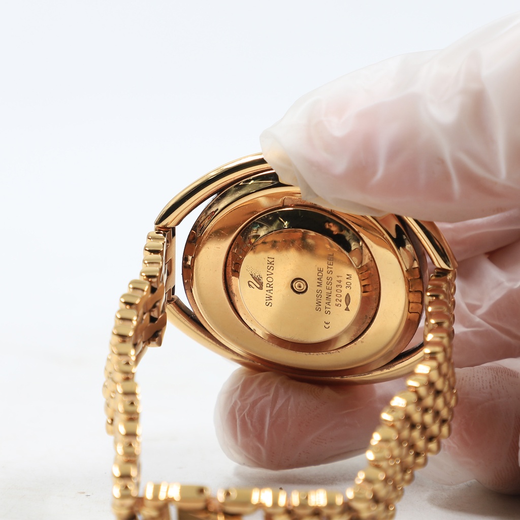 Swarovski 5200341, Swiss Made Stainless steel ** Contain Small Scratch