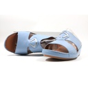 Caretti Legend 6969 Joy Arctic Cup Nickel Matt Memory Sandal Color Light Blue Size - 7