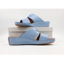 Caretti Legend 6969 Joy Arctic Cup Nickel Matt Memory Sandal  Color Light Blue Size - 10 ½