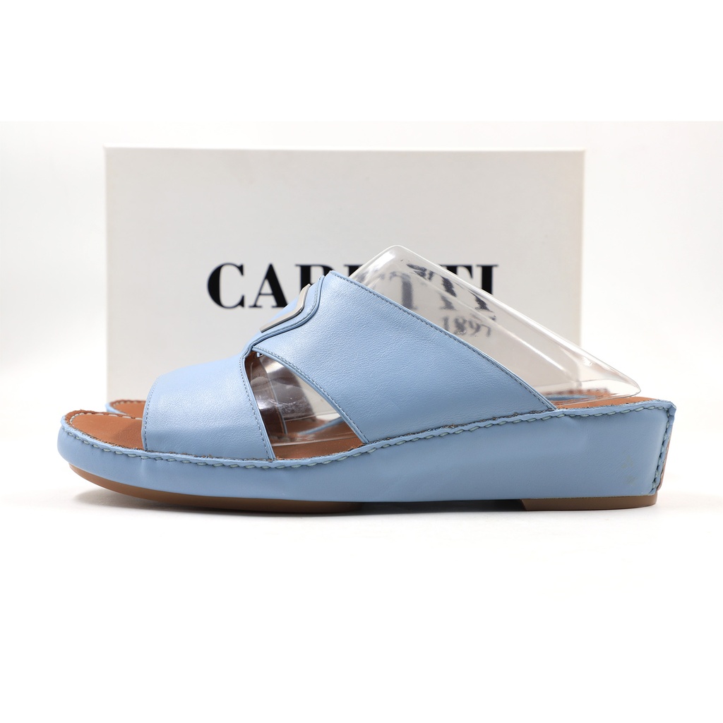 Caretti Legend 6969 Joy Arctic Cup Nickel Matt Memory Sandal  Color Light Blue Size - 11 ½