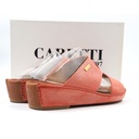 Caretti Legend 4177 Memory Saffiano Mango P.l.Gold Matt Sandal  Size - 8
