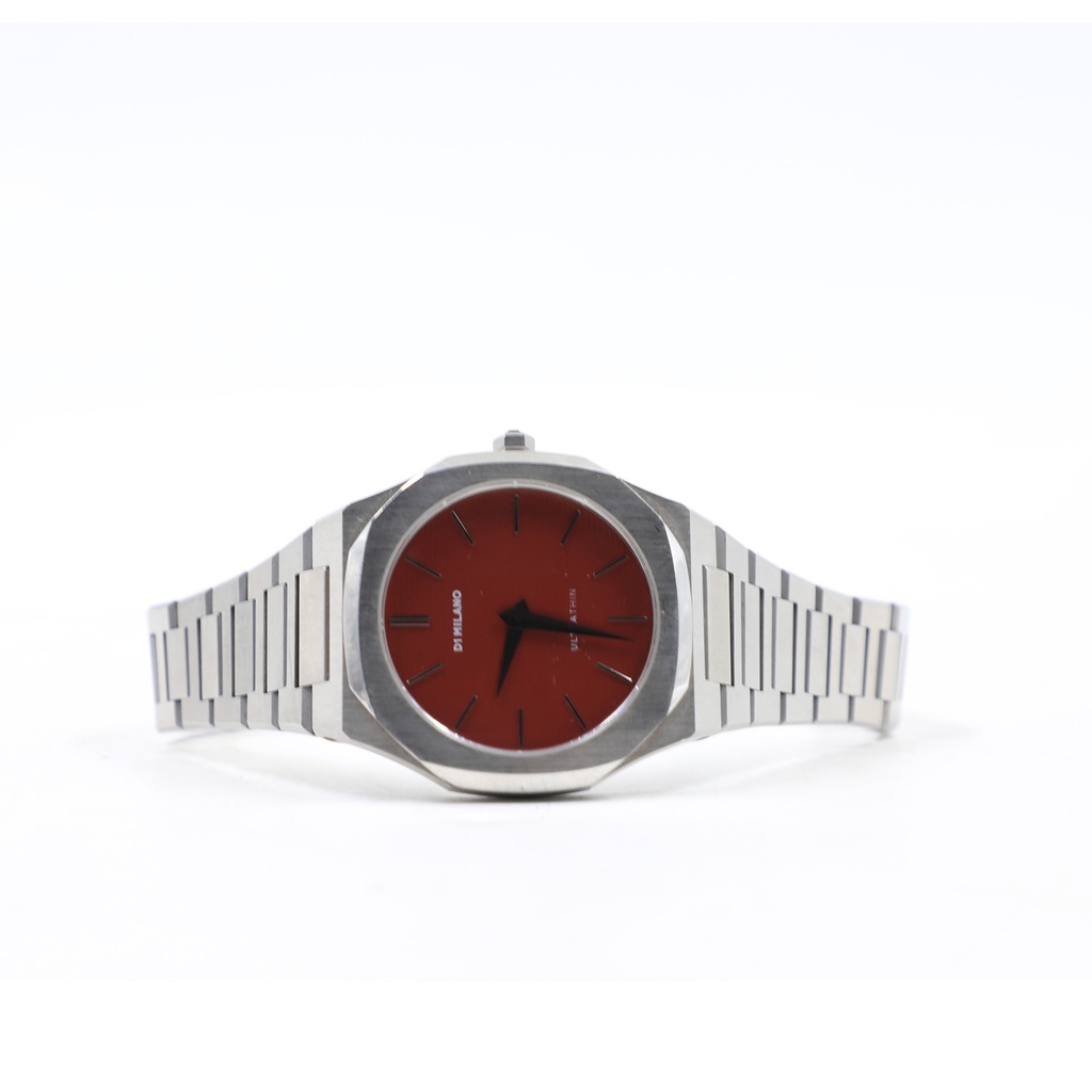 D1 Milano Ultra Thin, italian Design Red With Stripes,**tight strip**