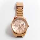 FOSSIL BQ1073 ROSE GOLD WOMEN'S ALL STAINLESS STEEL GENUINE WRIST WATCH
