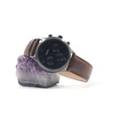 Fossil BQ2814 Fenmore Multifunction Stainless Steel/Leather Watch for Men, 44 mm Size, Gray