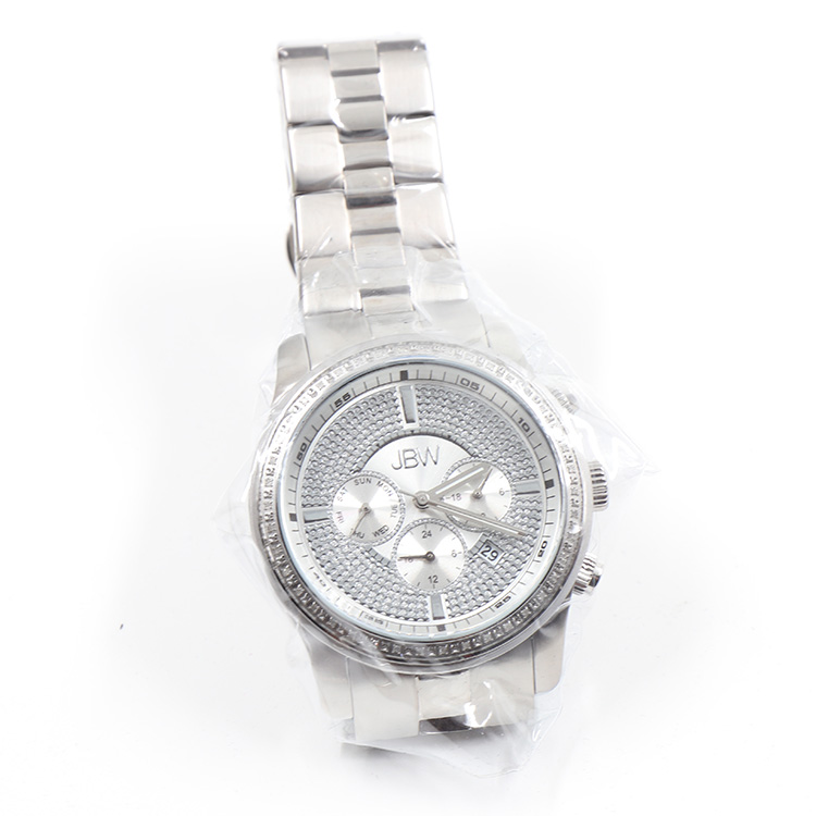 Jbw Vixen J6327a Stainless Steel Diamond Watch Angle