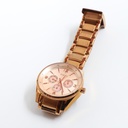FOSSIL BQ1073 ROSE GOLD WOMEN'S ALL STAINLESS STEEL GENUINE WRIST WATCH