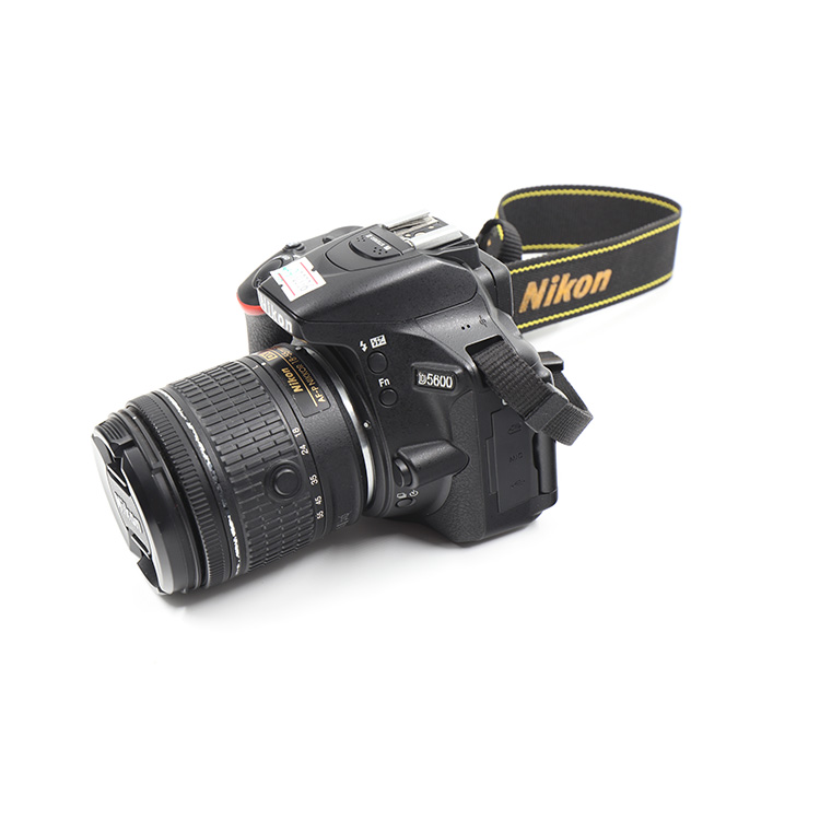 Nikon DSLR Camera D5600 AF-P 18-55mm Lens With Extra Nikon Lens  AF-S DX Zoom-Nikkor 55-200 mm F.4- +Pouch