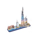 Cubicfun Dubai Cityline Architecture Model