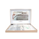 Ecocotton Back To Nature Masal Beige Super King Double, Duvet Cover + Bed Sheet + Pillow Case 2 pc + Ox. Pillow Case 2pc