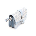 Michael Kors Greenwich Logo-pattern detail shoulder bag Blue White