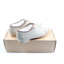 Vivaia Pointed-Toe Lace-Up Oxfords, Color: Cream Ivory, Size:38.5