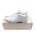 Vivaia Pointed-Toe Lace-Up Oxfords, Color: Cream Ivory, Size:38.5