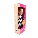 Hayati Girl Sandy Weavy Dress In Chevron Pattern Dress