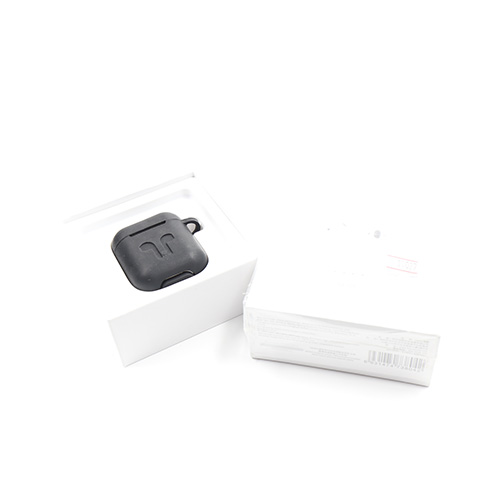 Hoco DES03,  Bluetooth White Earbuds + Black Cover Holder
