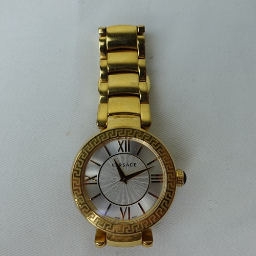 versace watch COLOR GOLD with golden strap