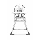 Eat Clean Repeat High Chair RA698