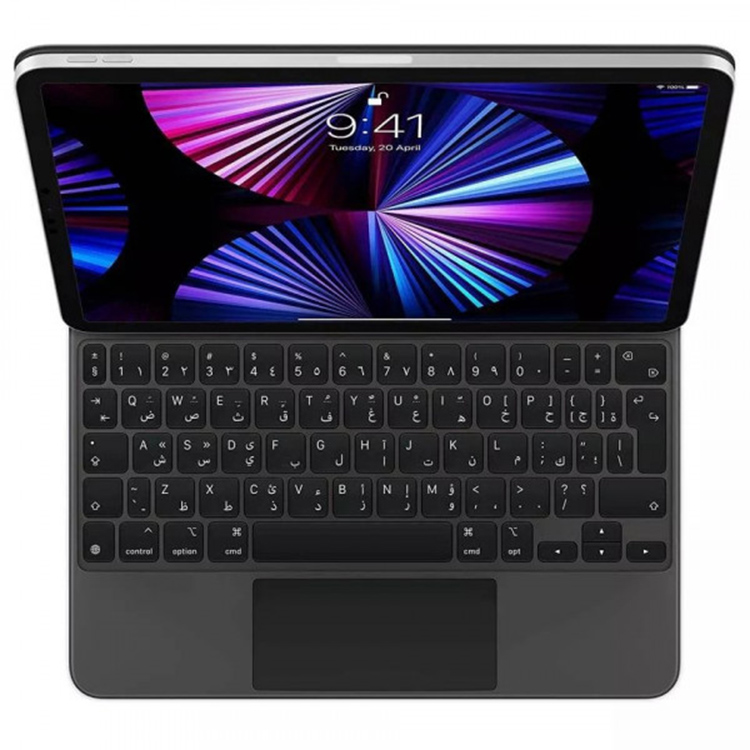 Ipad Magic Keyboard Black Arab English