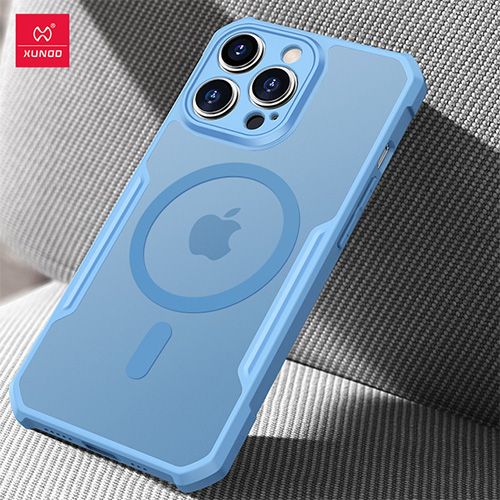 Xundo Blue Mobile Case For iP 14 Pro Max