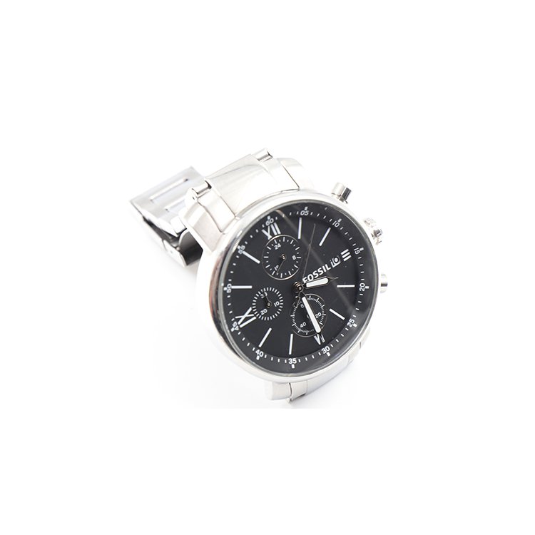 Fossil BQ1000, All Stainless Steel,** Battery Drained**