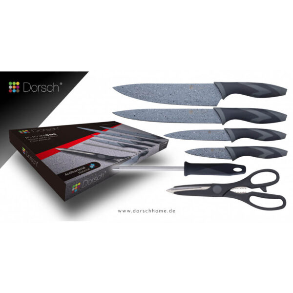 Dorsch Marble Coated Knife Set 6 Pcs