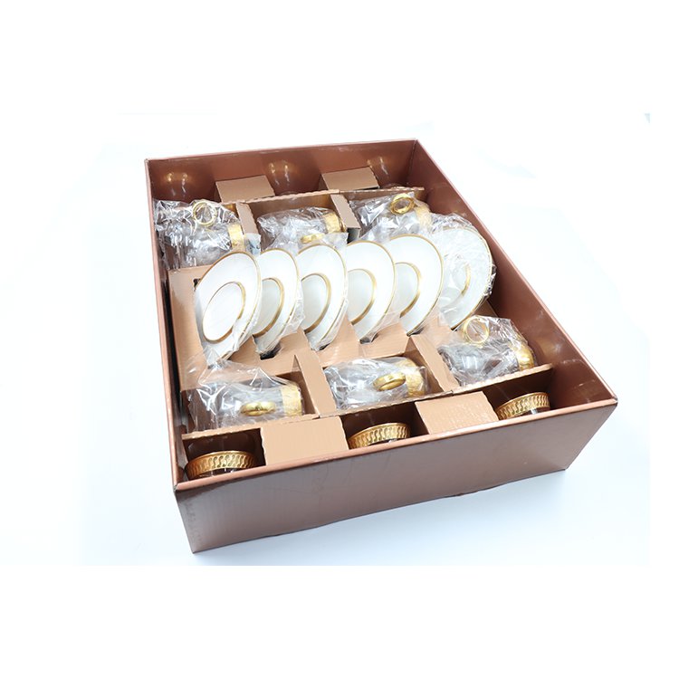 Glazze Luxury 18 cs Glass Tea Cap & set