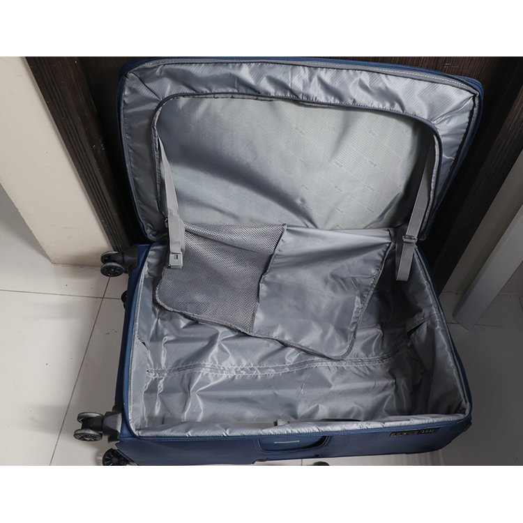 Nilper Large travel Luggage blue