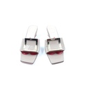 Roger Vivier, Love Metal Buckle Mules in Patent Leather Size: 39