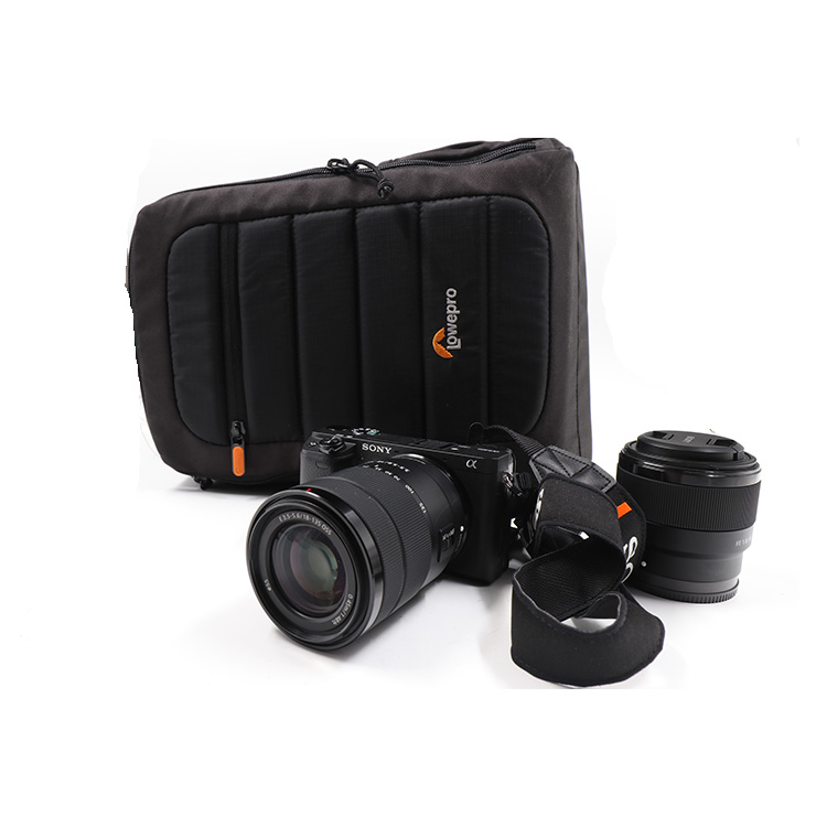 Sony Alpha 6400 4K Camera +Sony Optical Steady Shot 3.5-5.6/18-135 Lens + Sony Fe 1.8/50 Lens + A Clean LowPro Bag