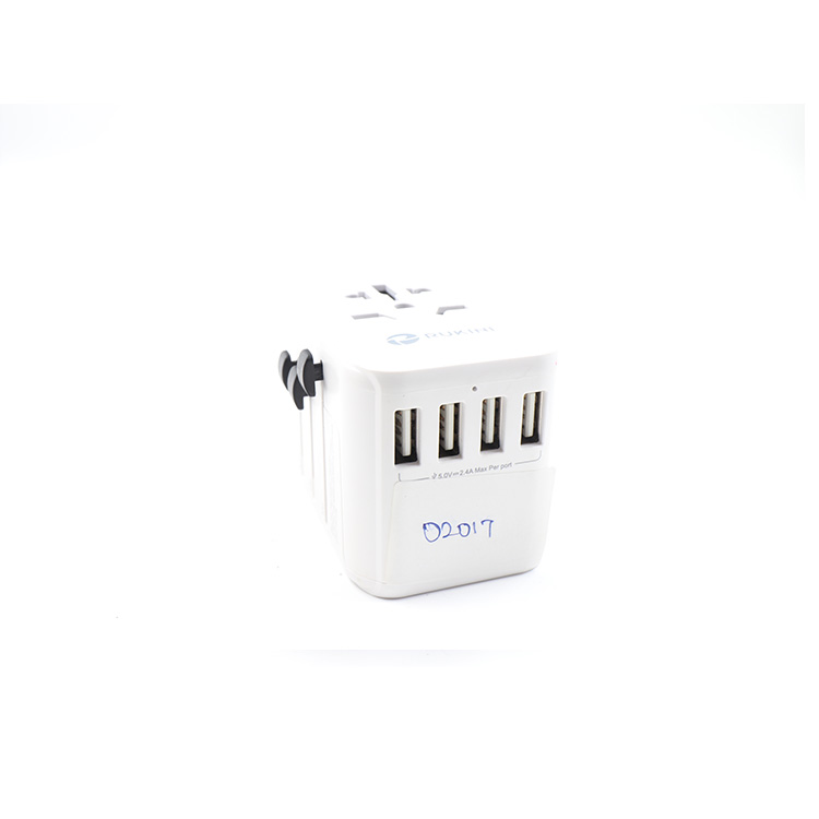Rukini Raise Your Standards RKT7P , Travel Adapter With 4 USB