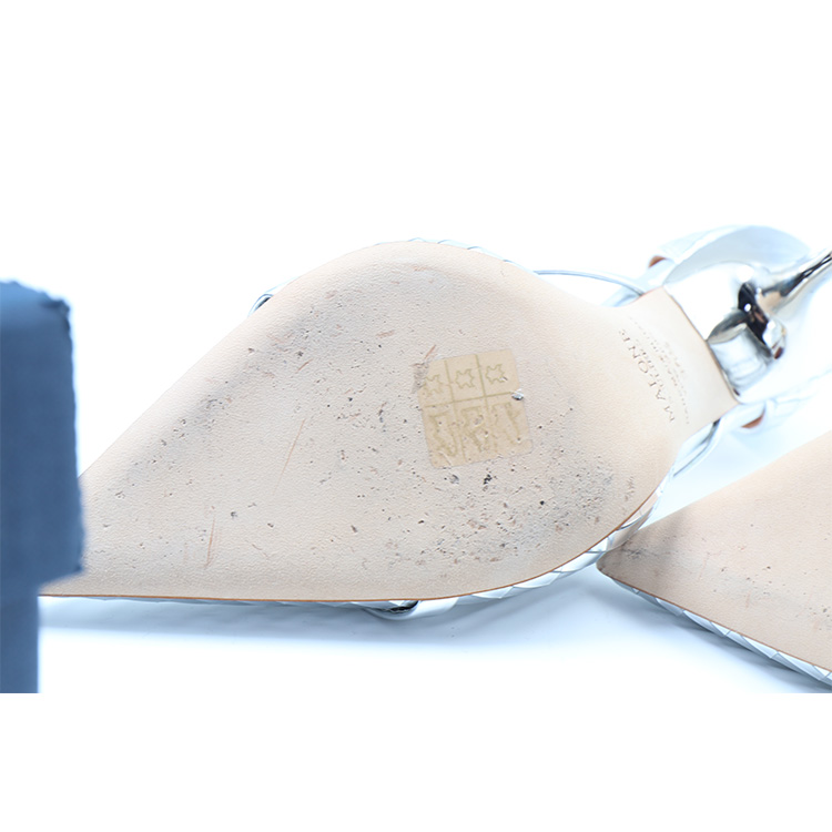 Malone Souliers, Hand made Italy 39 1/2, ** Damaged On The Bottom