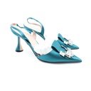 Rodo Vero Cuoio EU: 40, Made In Italy Green Heels