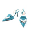 Rodo Vero Cuoio EU: 40, Made In Italy Green Heels