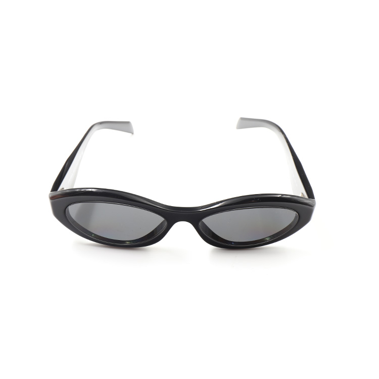 Prada SPR 26Z, Lens Width:55, Bridge Width:16 Black Sunglasses