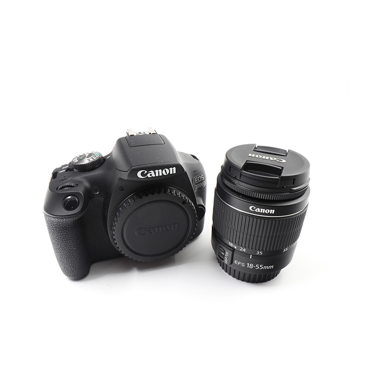 Canon EOS 2000D + EFS18-55mm Macro Lens + Pouch