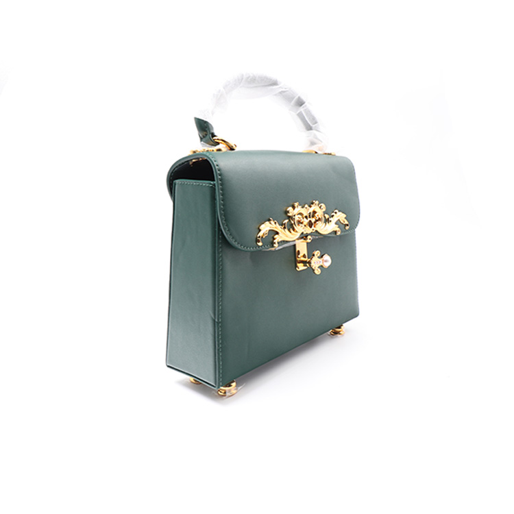 Charles & Keith CK2-50701276 Handbag Green, Size: M, Dark Green