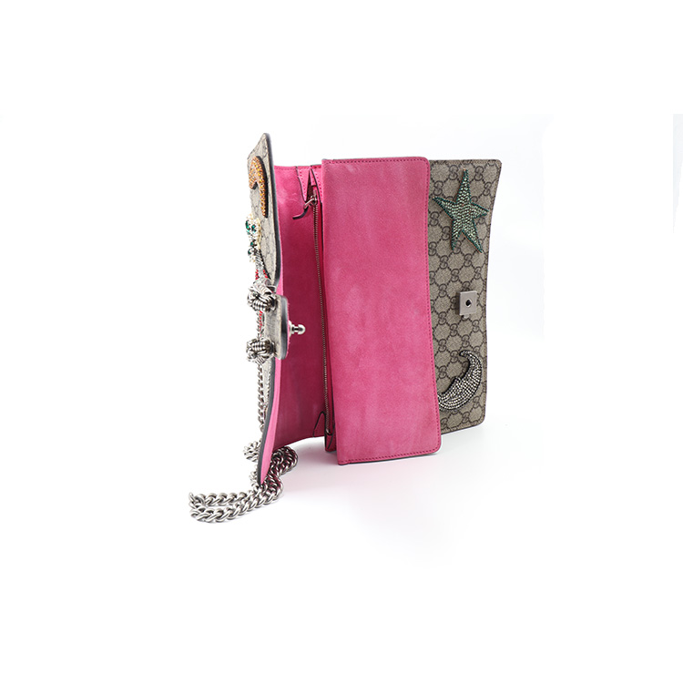 Gucci A020235624 Crafted Cross Bag,