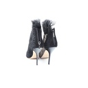 Jimmy Choo London Lace W/Suede Black Heels, Size:37