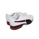 Puma Shoe White Black and red
